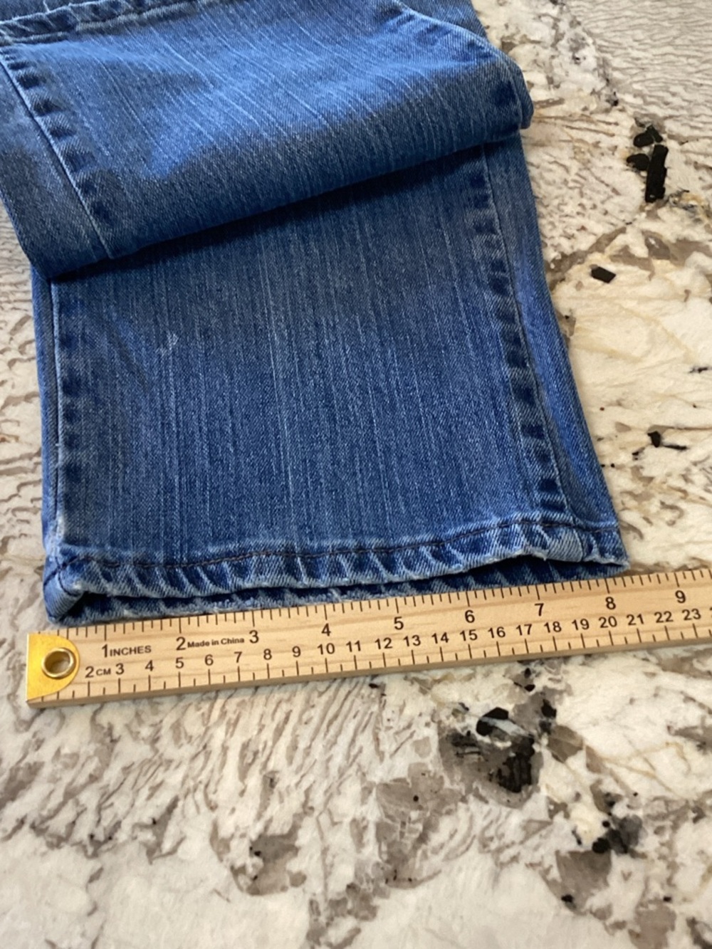 Lee Relaxed Straight Jeans Size 8M Blue Denim High Rise 3051849 - Picture 3 of 12